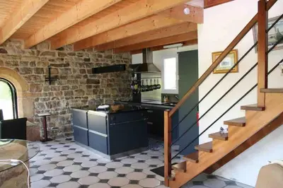 Cuisine ou kitchenette dans l'établissement Penty Kael