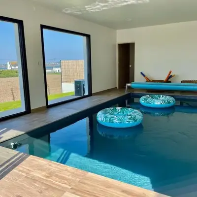 Magnifique maison vue mer avec piscine intérieure