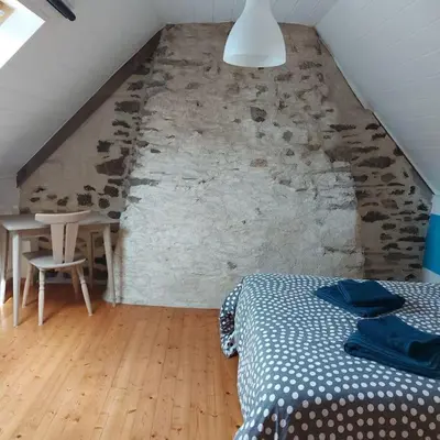 Plan de l'établissement Penty typique Kercab dans un ancien moulin