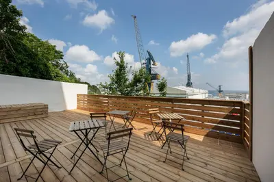 Balcon ou terrasse dans l'établissement Kenavo