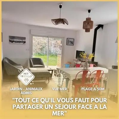 Locquirec Les pieds dans l'eau 6 personnes