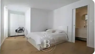 Un ou plusieurs lits dans un hébergement de l'établissement BORD de MER au COEUR de Bénodet, beau duplex contemporain tout equipe