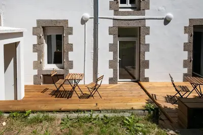 Balcon ou terrasse dans l'établissement Chambre indépendante Genois