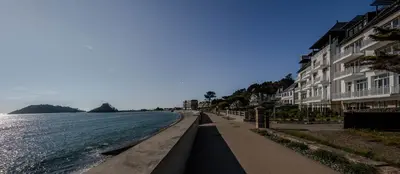 Plan de l'établissement LE TAUREAU T3 Trebeurden acces plage piscine et vue mer