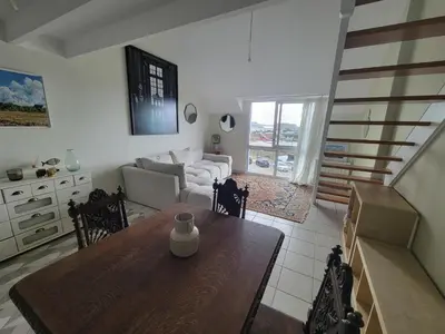 Coin salon dans l'établissement Duplex Lesconil