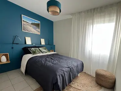 Un ou plusieurs lits dans un hébergement de l'établissement Duplex Port de Lesconil