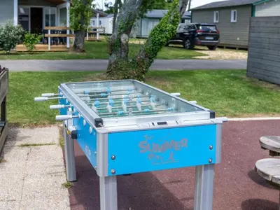 Tennis de table au sein de l'établissement Mobil-home confortable avec terrasse à Tréguennec - API-1-52-1091 ou à proximité