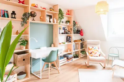 Coin salon dans l'établissement Barack I Chambre privée dans Coliving