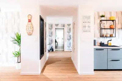 Cuisine ou kitchenette dans l'établissement Barack I Chambre privée dans Coliving