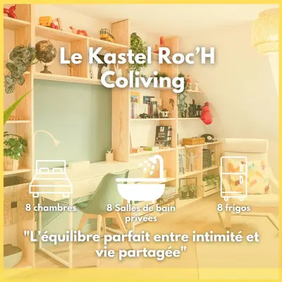 Plan de l'établissement Albert I Chambre privée dans Coliving