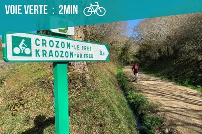Vélo sur le terrain de l'établissement Ty Eeunenn - wifi - jardin clos ou dans les environs