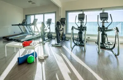 Salle ou équipements de sports de l'établissement Résidences Valdys Thalasso & Spa de Rockroum