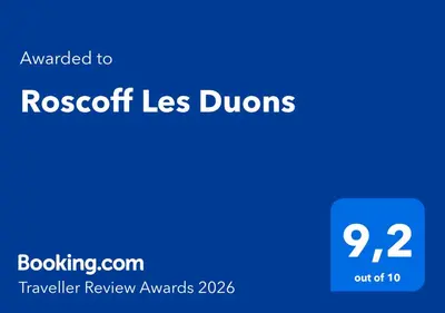 Certificat, récompense, panneau ou autre document affiché dans l'établissement Roscoff Les Duons