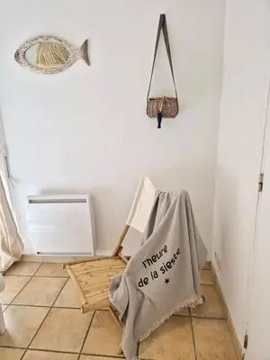 Salle de bains dans l'établissement La villa Ty Mor Braz