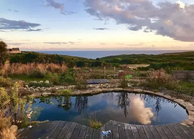 Paysage naturel près de la maison de vacances